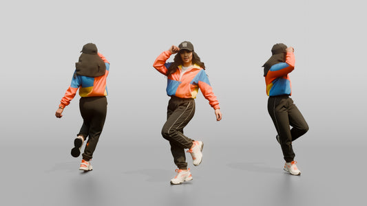 Latina Woman in Lightweight Windbreaker