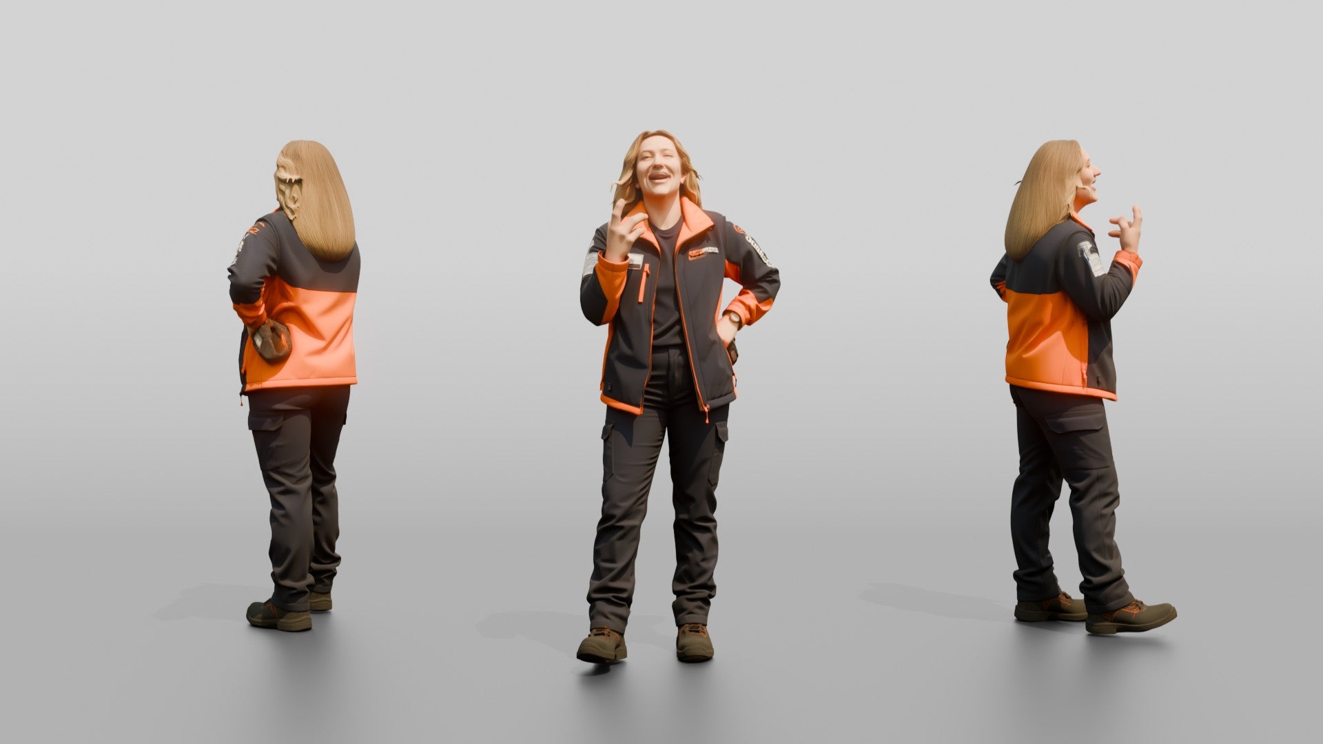 Express Courier Woman