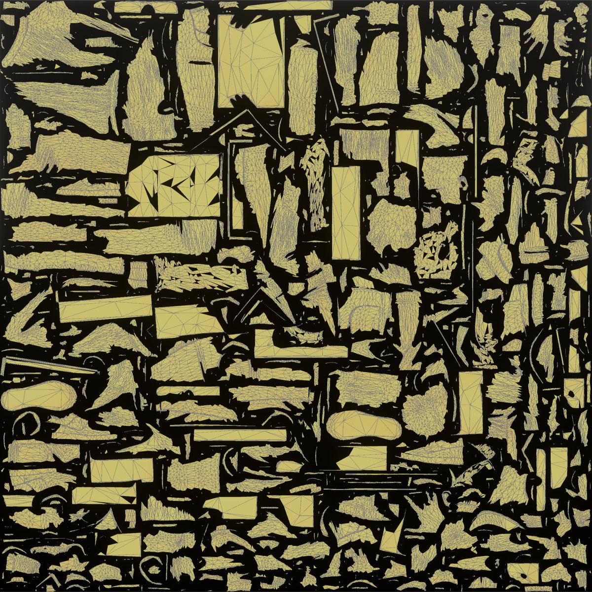 Woman Customer Holding A Stack Of Three Shoeboxes - UV layout, metallic roughness map