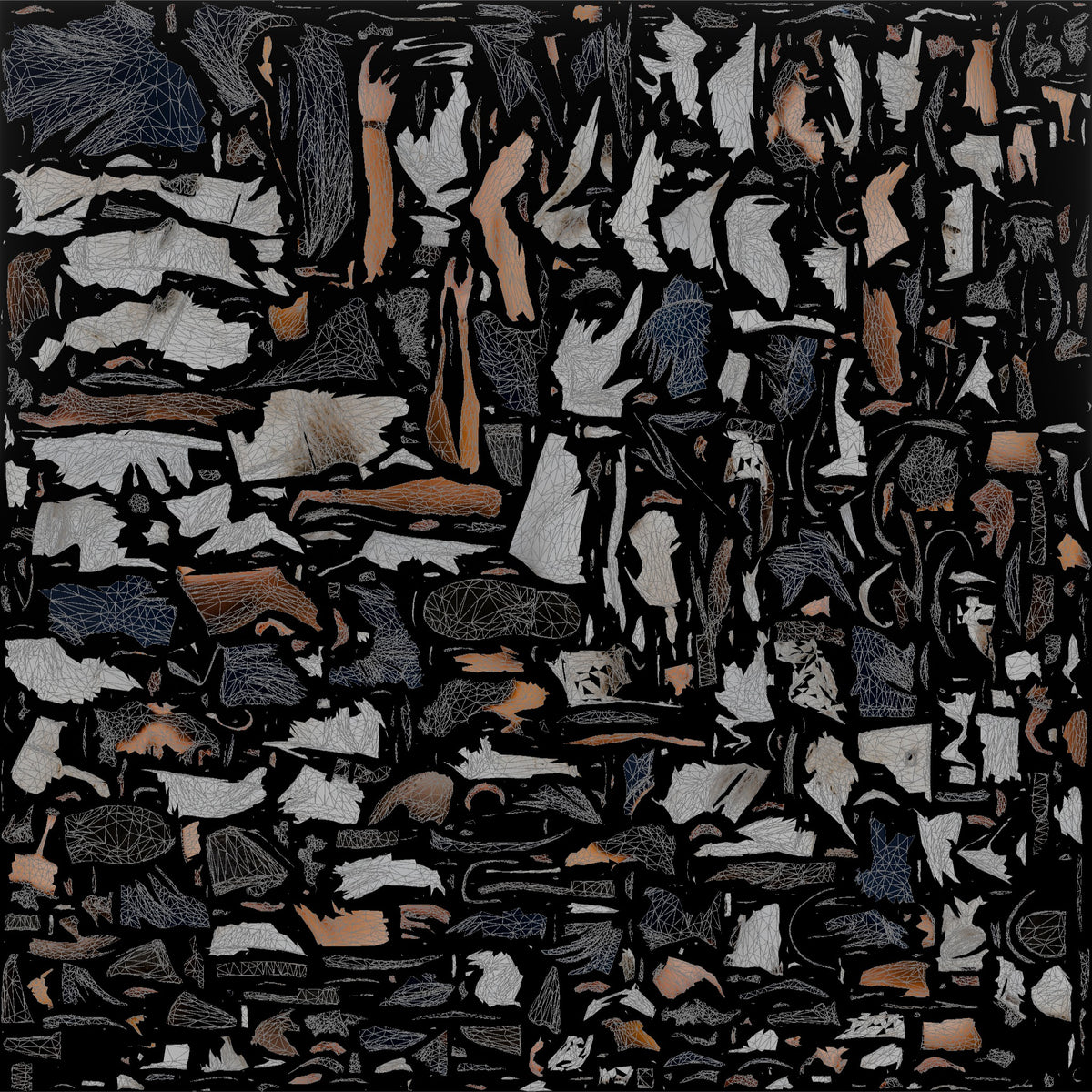 Construction Worker Man 51 - UV layout, base color map