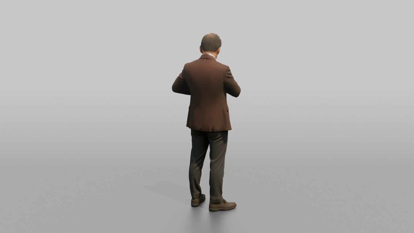 Wedding Guest Checking His Jacket Pocket