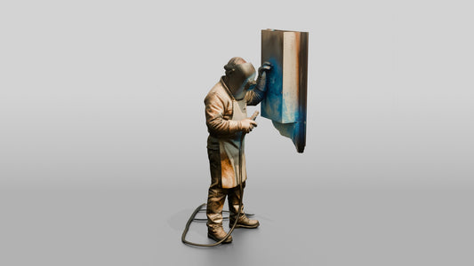 Construction Worker Man 56 - 3D character model, view 1