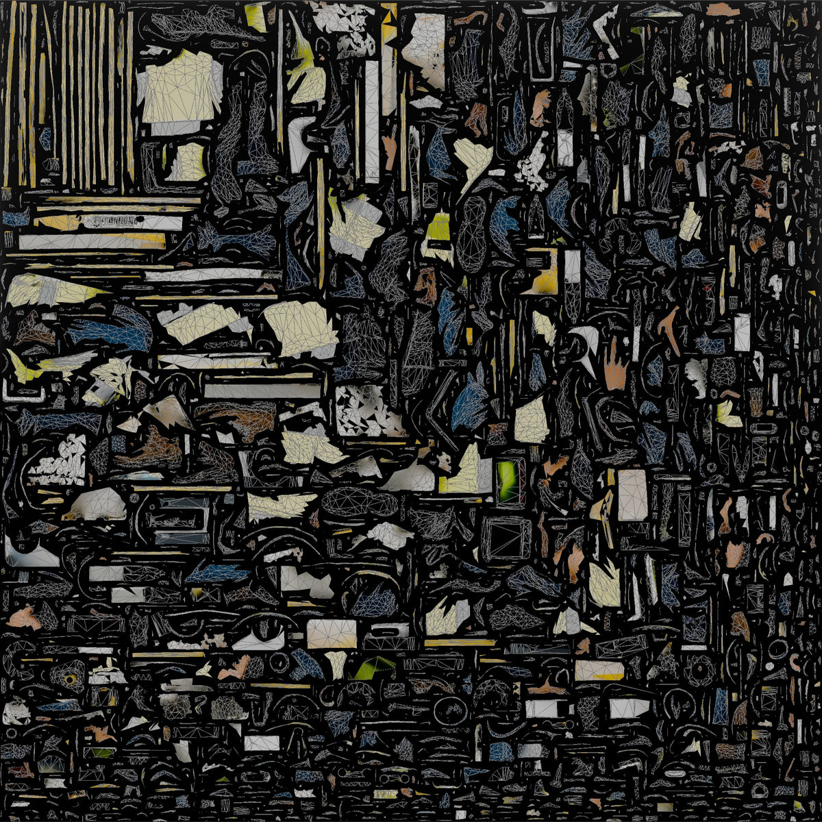 Construction Worker Woman 66 - UV layout, base color map