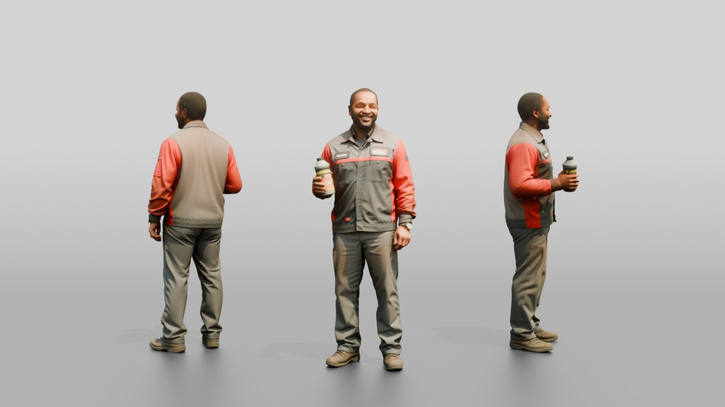 Mechanic Holding Brake Fluid