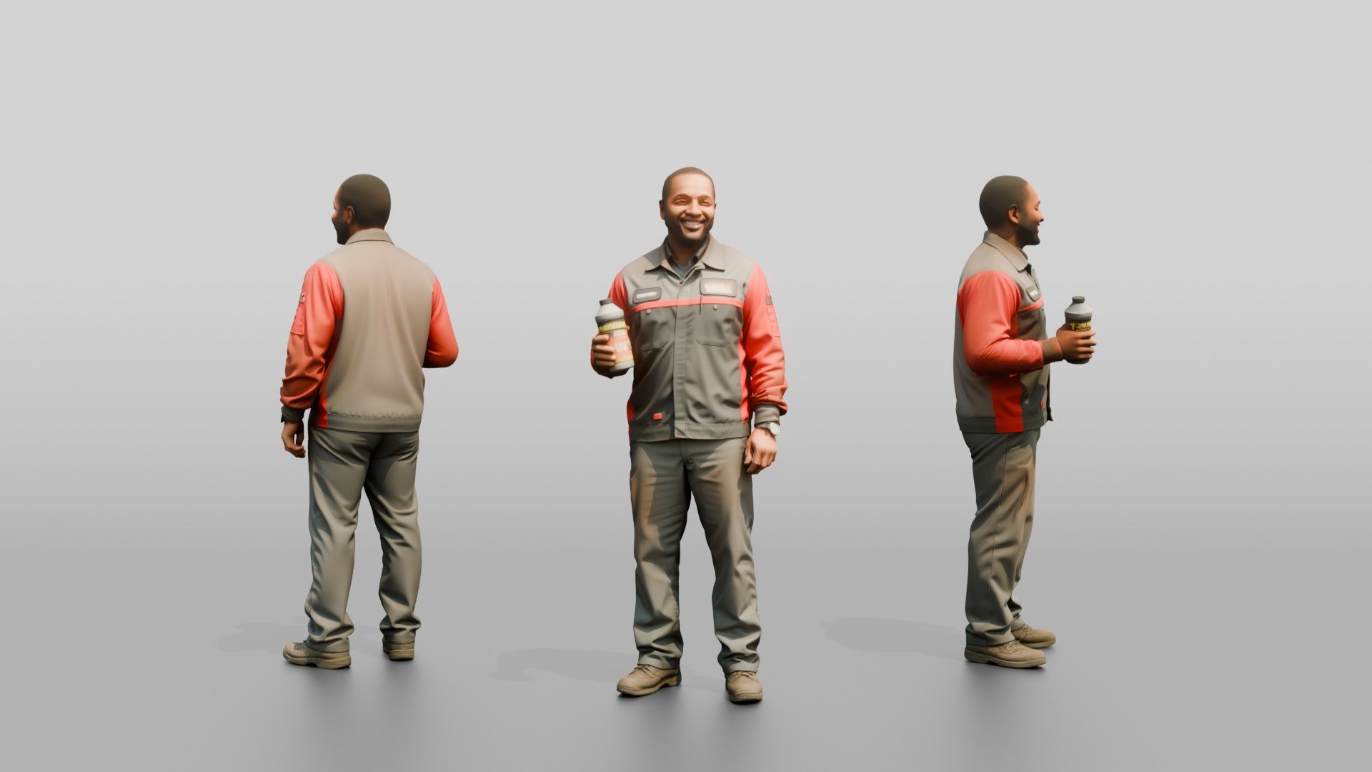 Mechanic Holding Brake Fluid