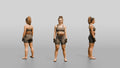 Woman Standing with Lifting Belt
