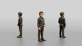 Middle Eastern Boy in Patterned Sweater and Boots