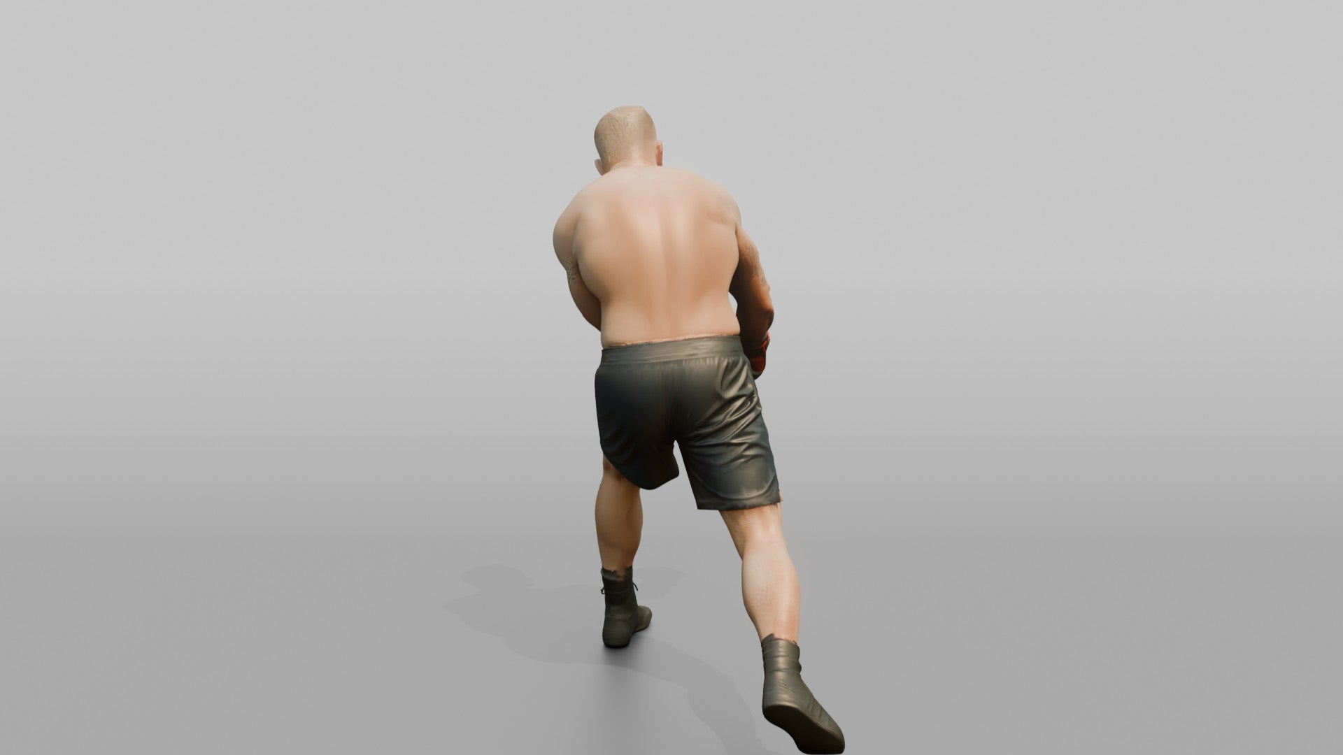 Boxer Slipping a Jab, Loading a Counter Hook