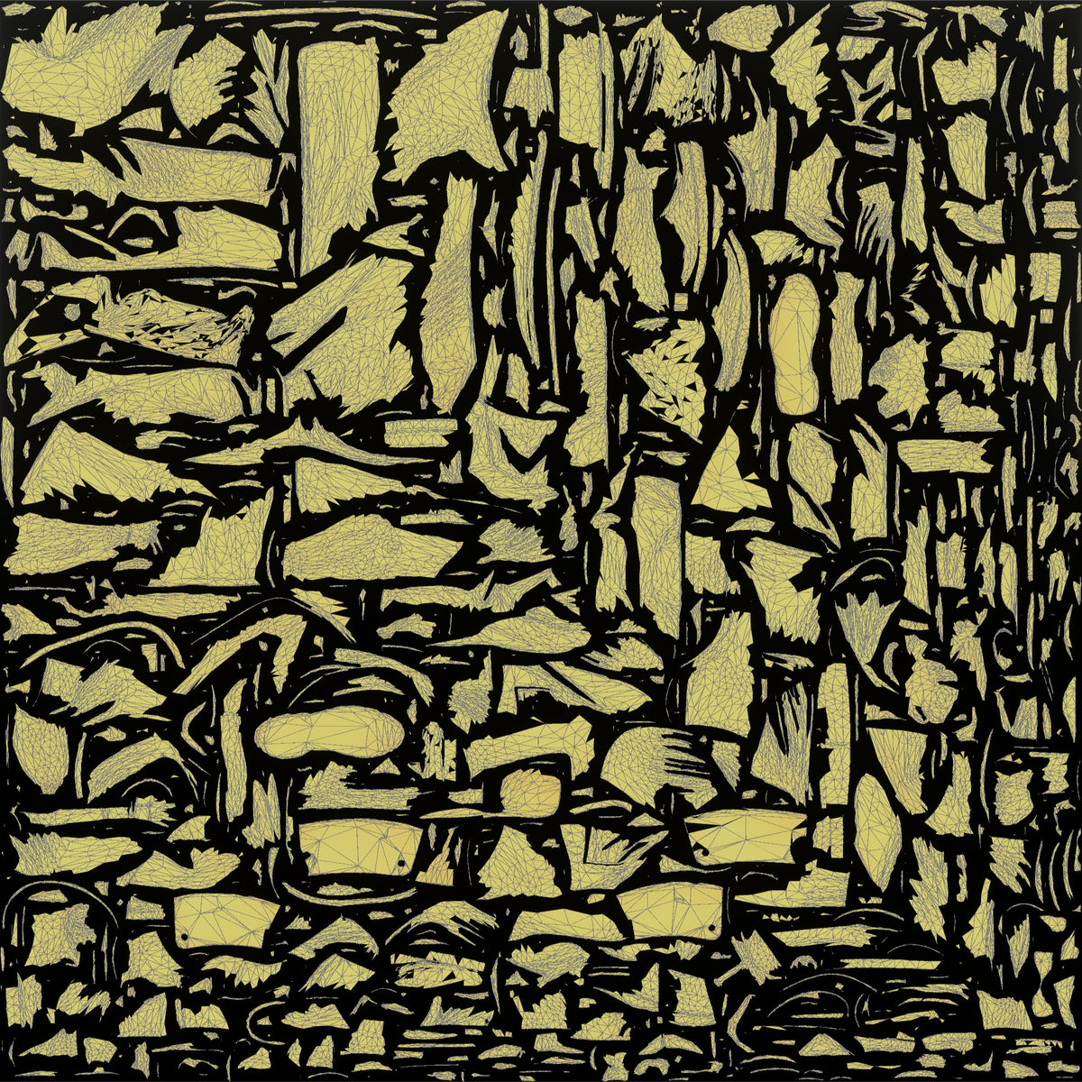Cook Chopping Kebab Meat - UV layout, metallic roughness map