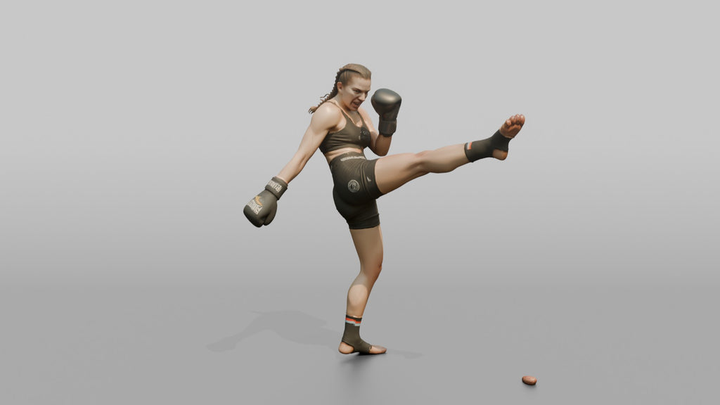 Kickboxer High Front Push Kick