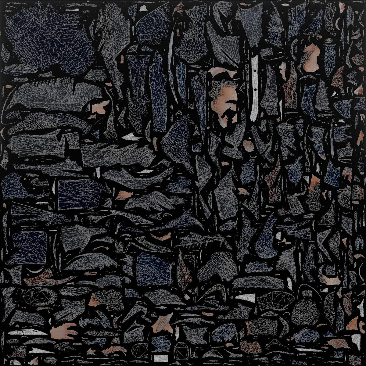 Host Man Standing With Hands Folded, Welcoming Posture - UV layout, base color map