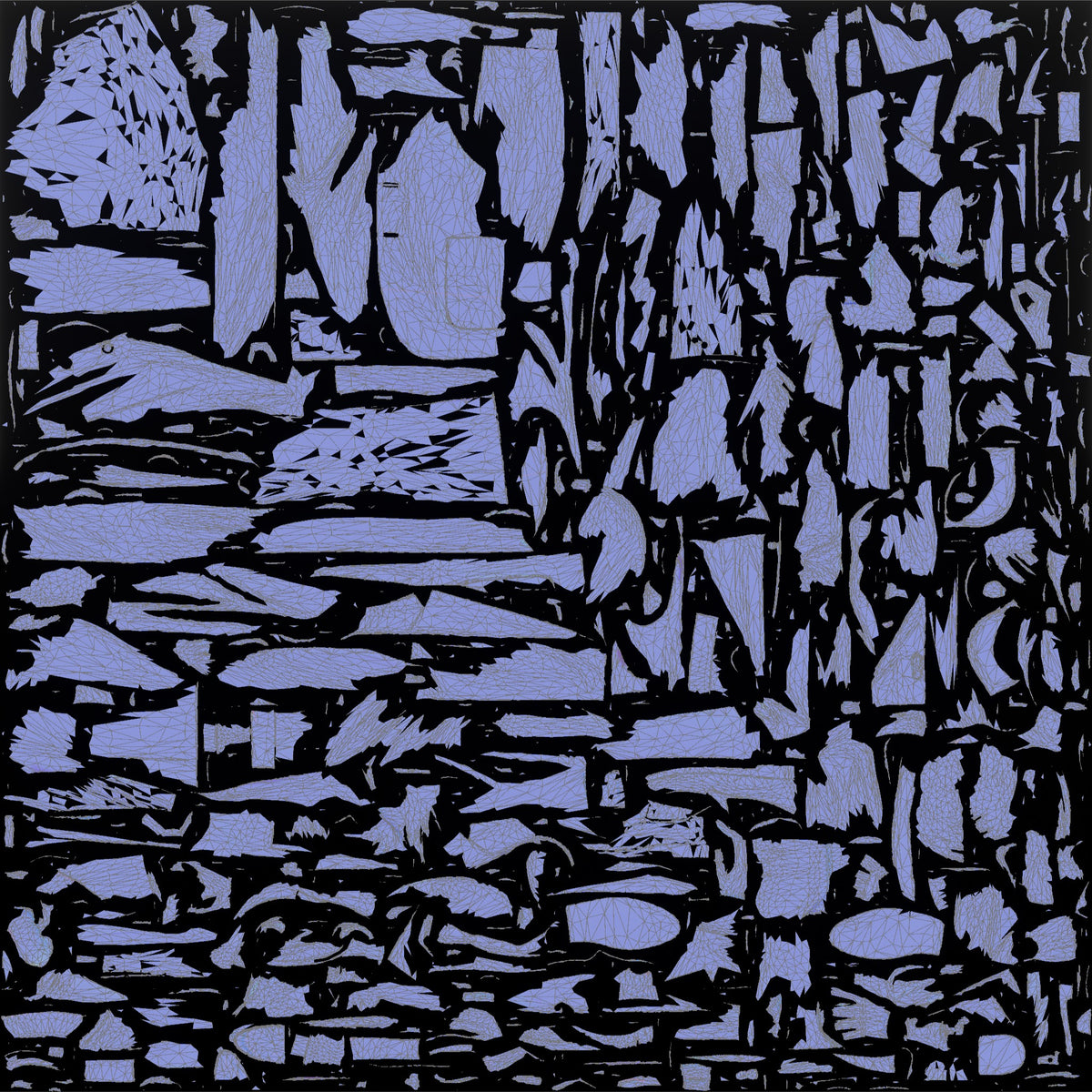 Man Adjusting Collar in Lavender Suit - UV layout, normal map