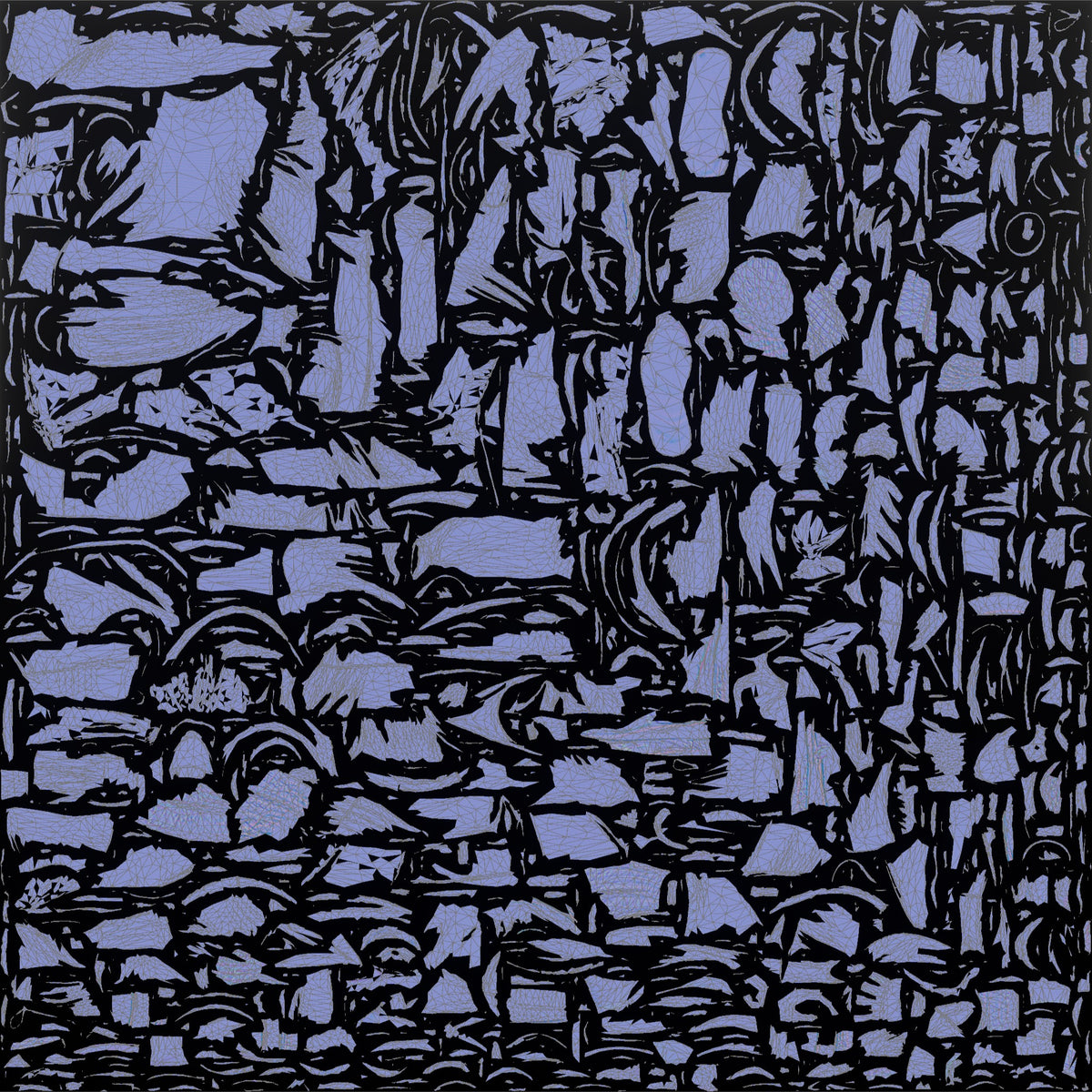 Patron Man Wearing A Colorful Beanie, Nodding Along To Music - UV layout, normal map