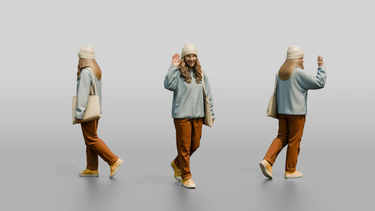 Casual Student Urban Creative Woman 10