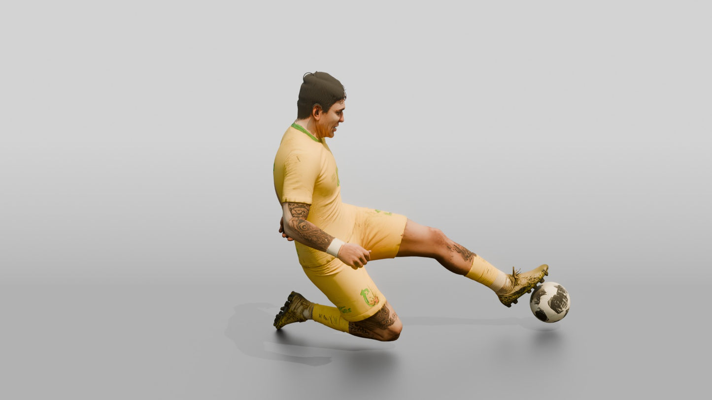 Soccer Player Hook-Tackle
