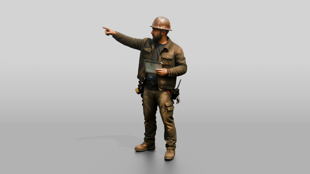 Construction Worker Man 80