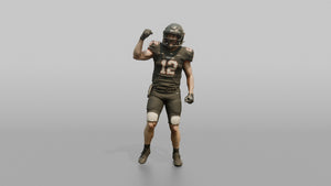 Player Pumping His Fist in Celebration - 3D character model, view 1