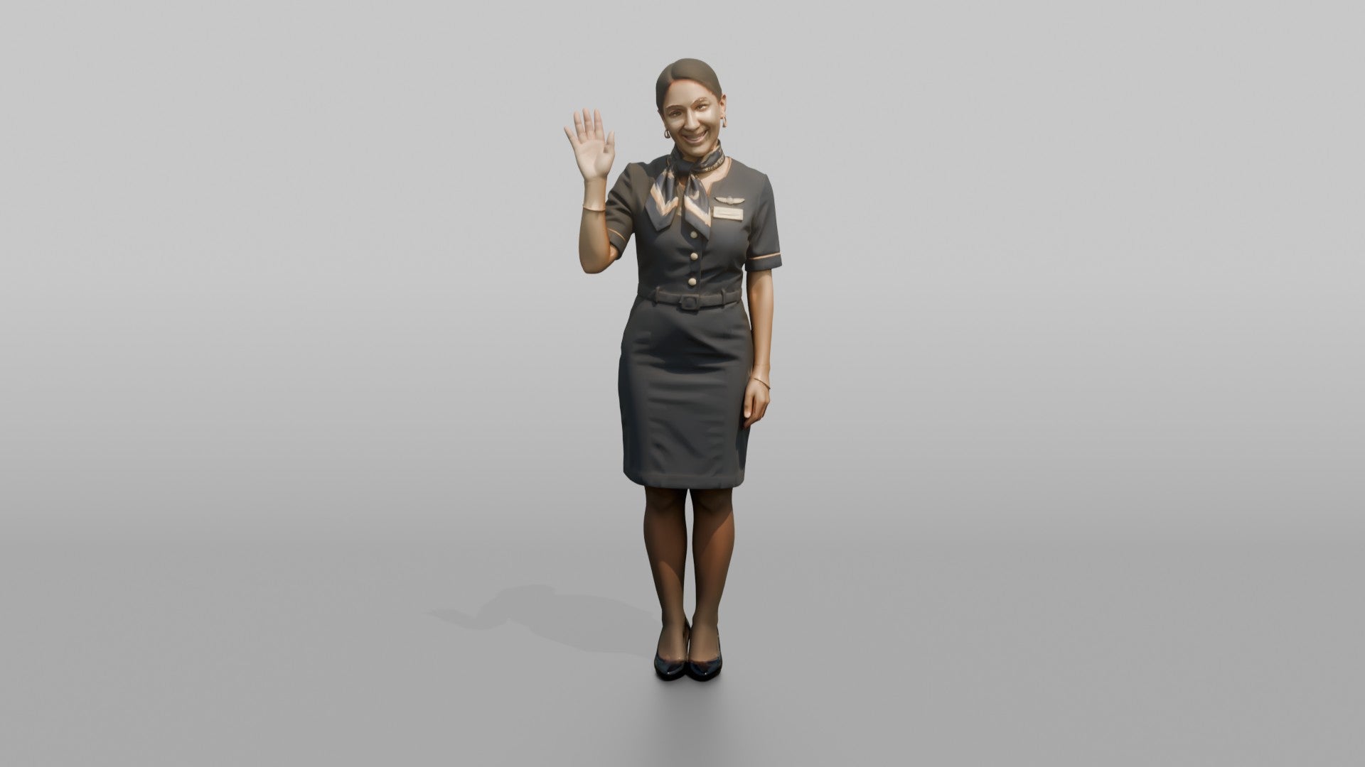Airline Captain Walking with a Duffel Bag