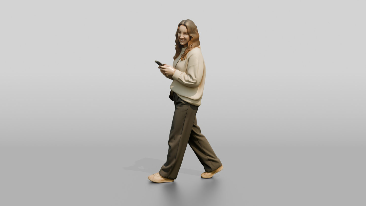Cozy Oversized Casual Woman 02