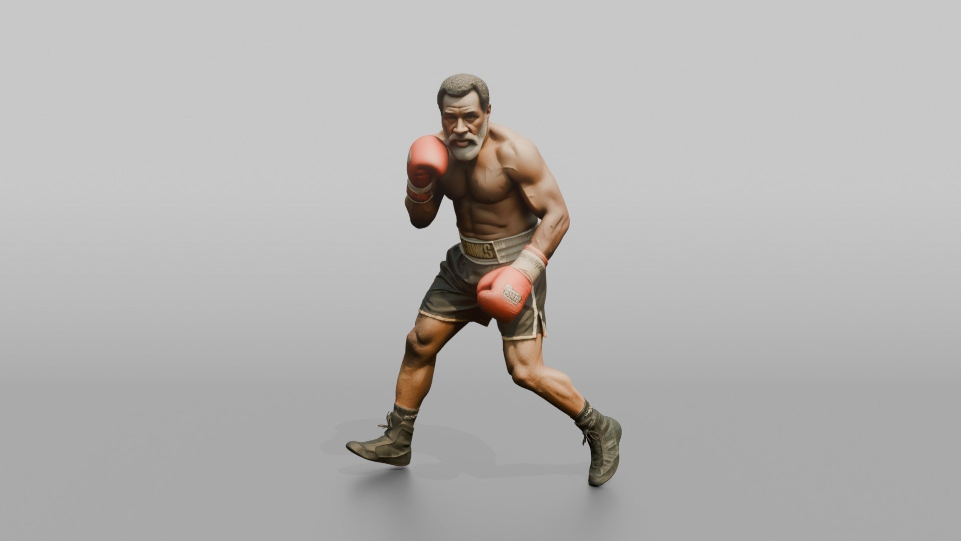 Boxer Resetting Stance with Shuffle Step