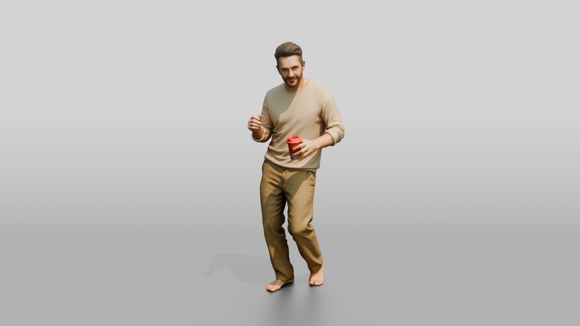 Man Dancing with a Drink