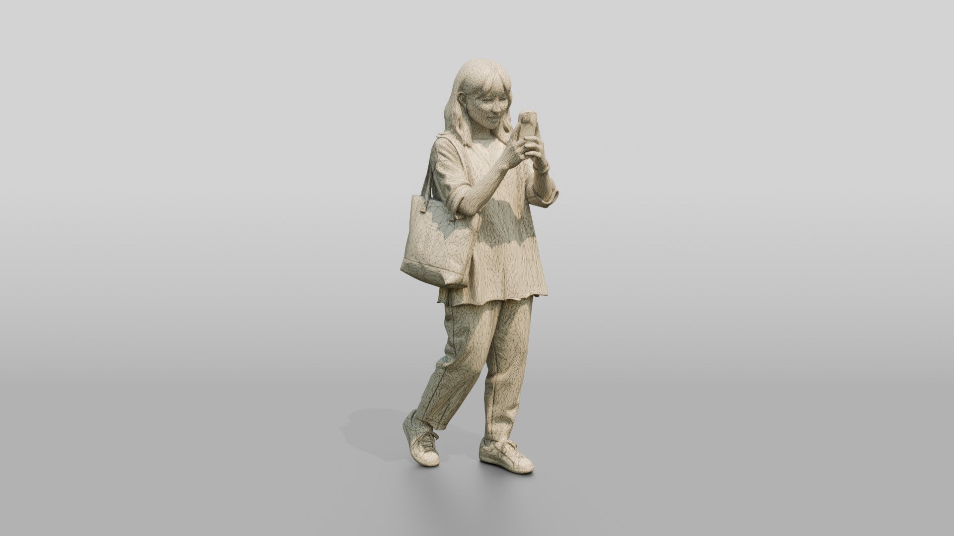 Woman Taking a Photo on Her Phone