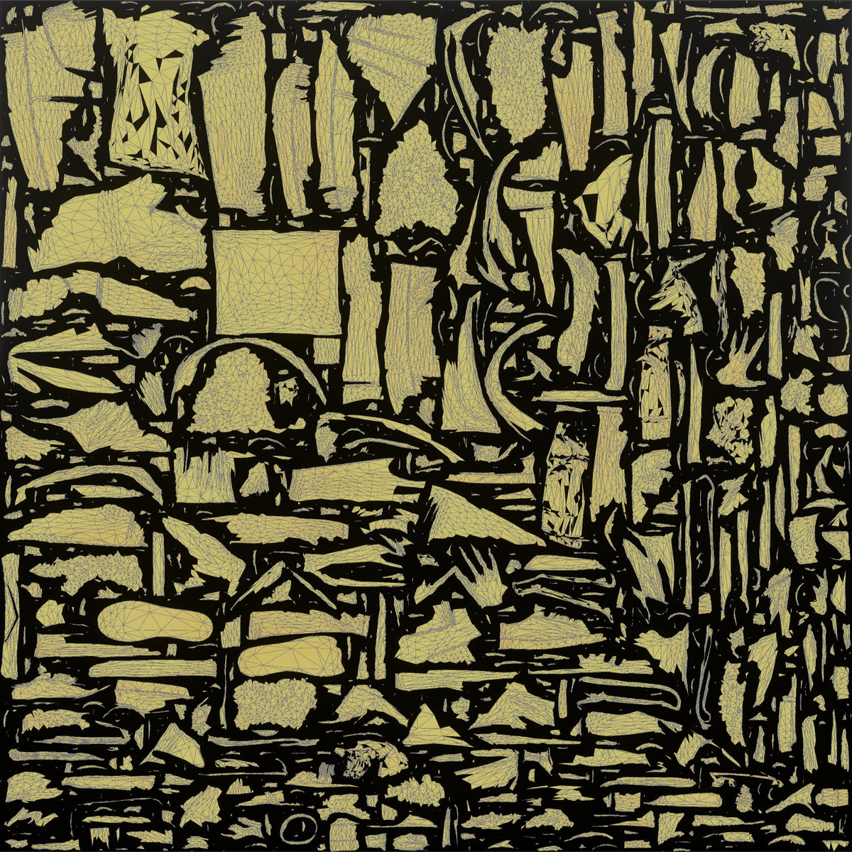 Woman Customer Holding A Folded Stack Of Clothes - UV layout, metallic roughness map