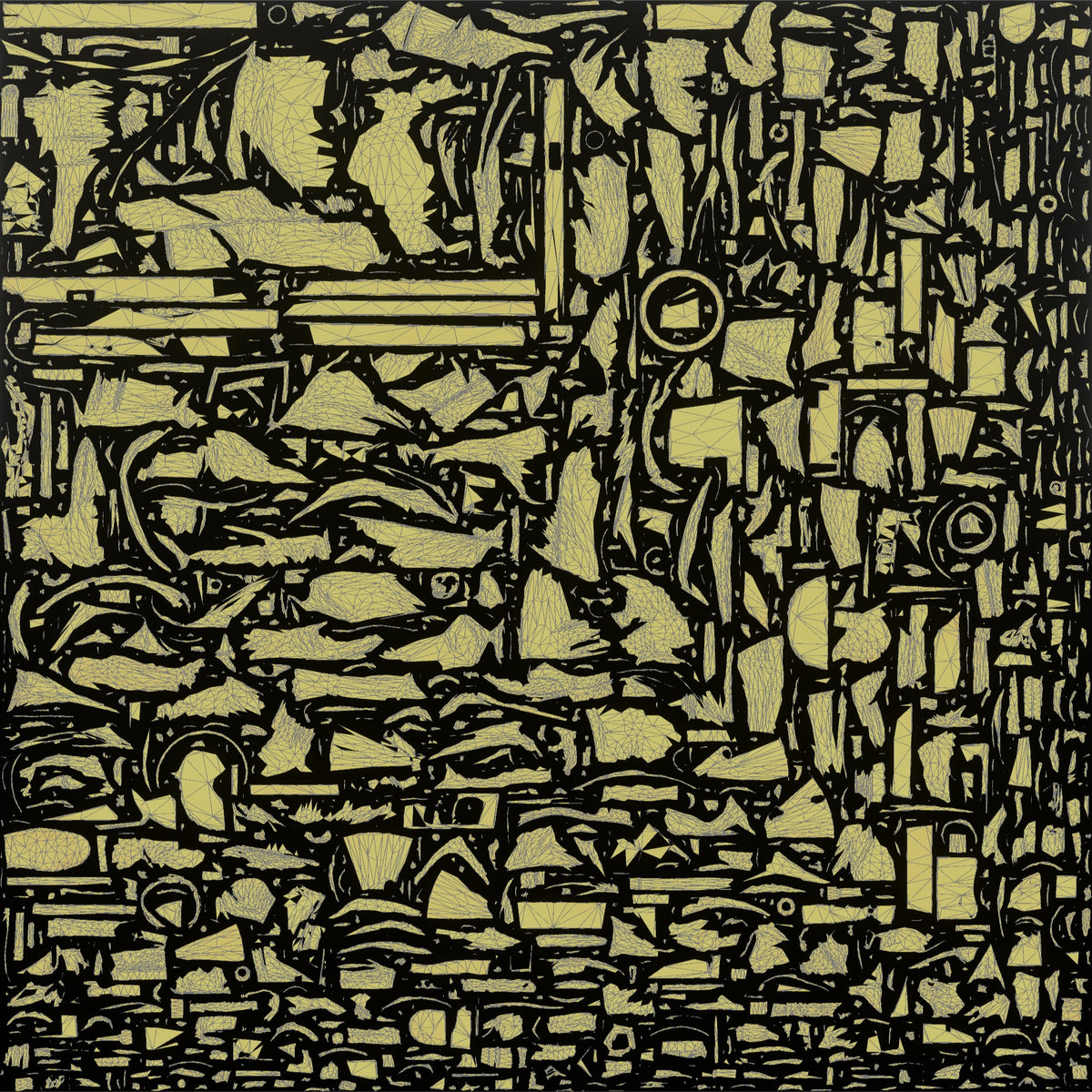 Farmer Operating Hand Cranked Corn Sheller - UV layout, metallic roughness map