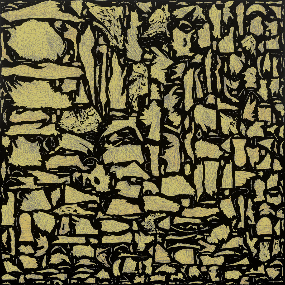 Bodyweight Athlete Man Holding A Plank Position - UV layout, metallic roughness map