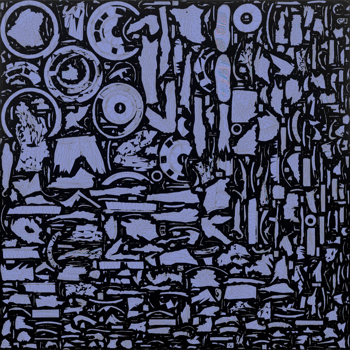 Weightlifter Man Resting A Barbell On The Upper Back Before A Squat - UV layout, normal map