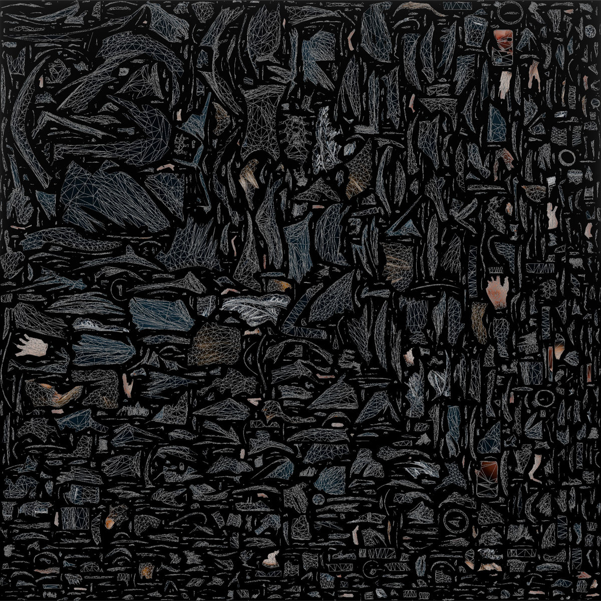 Techwear Woman Scrolling Her Phone - UV layout, base color map