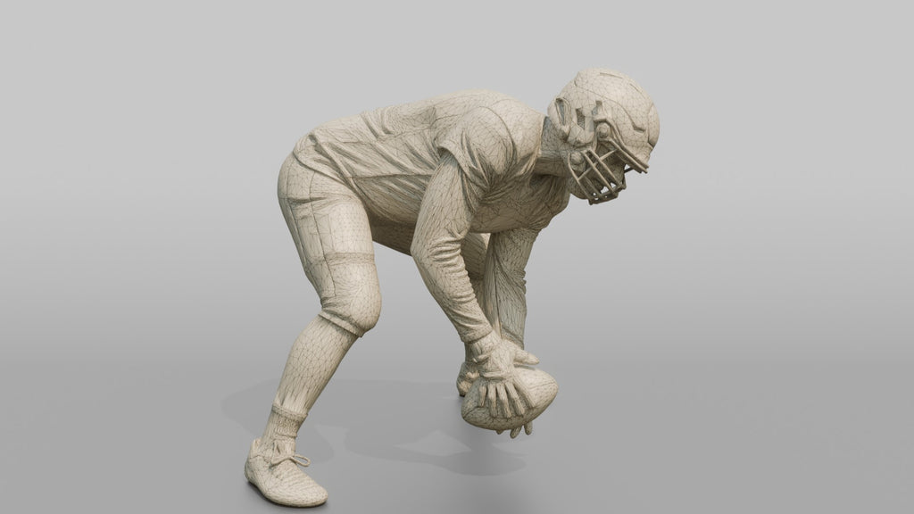 Long Snapper Firing the Ball Back