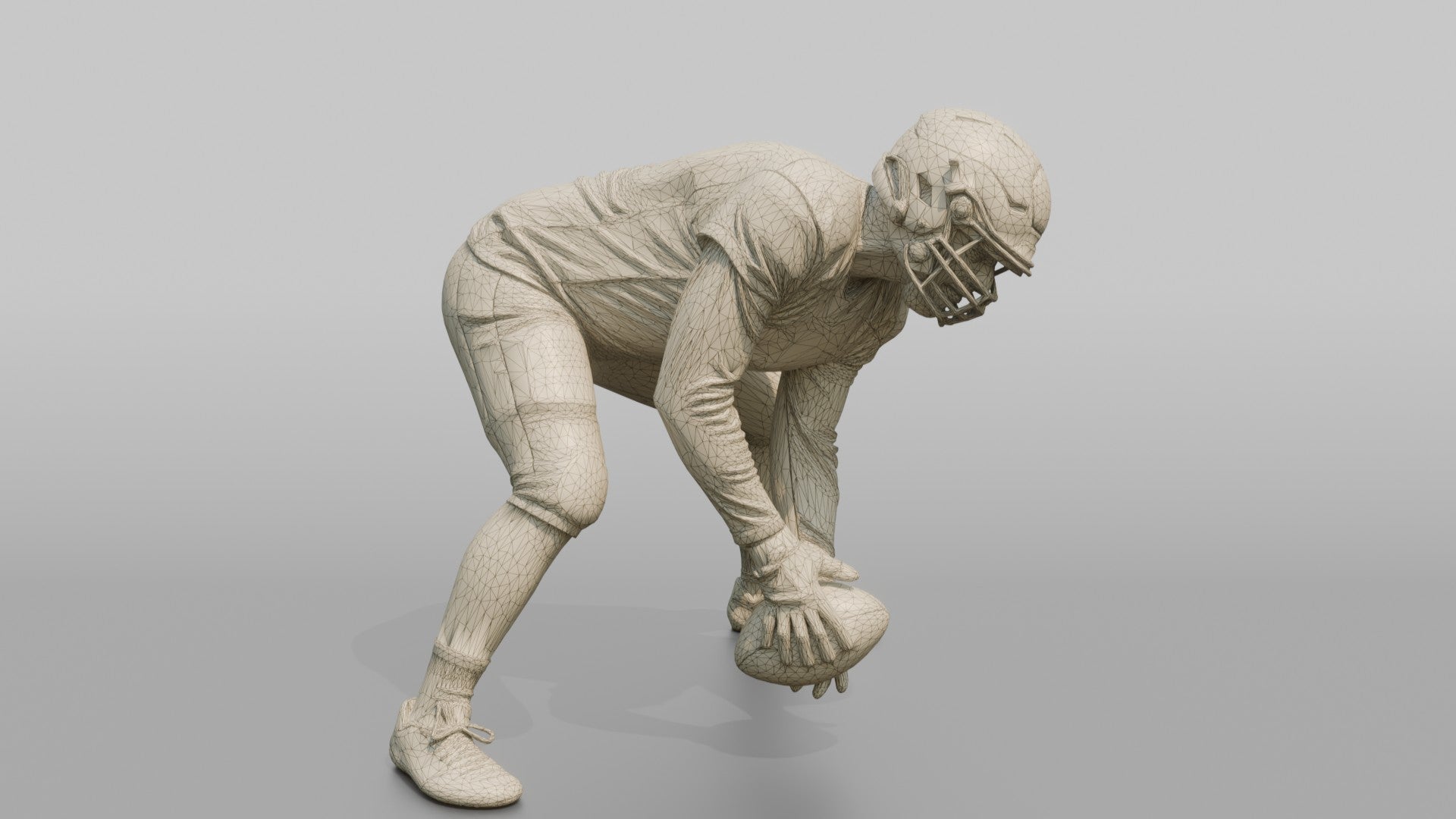 Long Snapper Firing the Ball Back