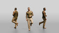 Tattooed Man Standing Casually