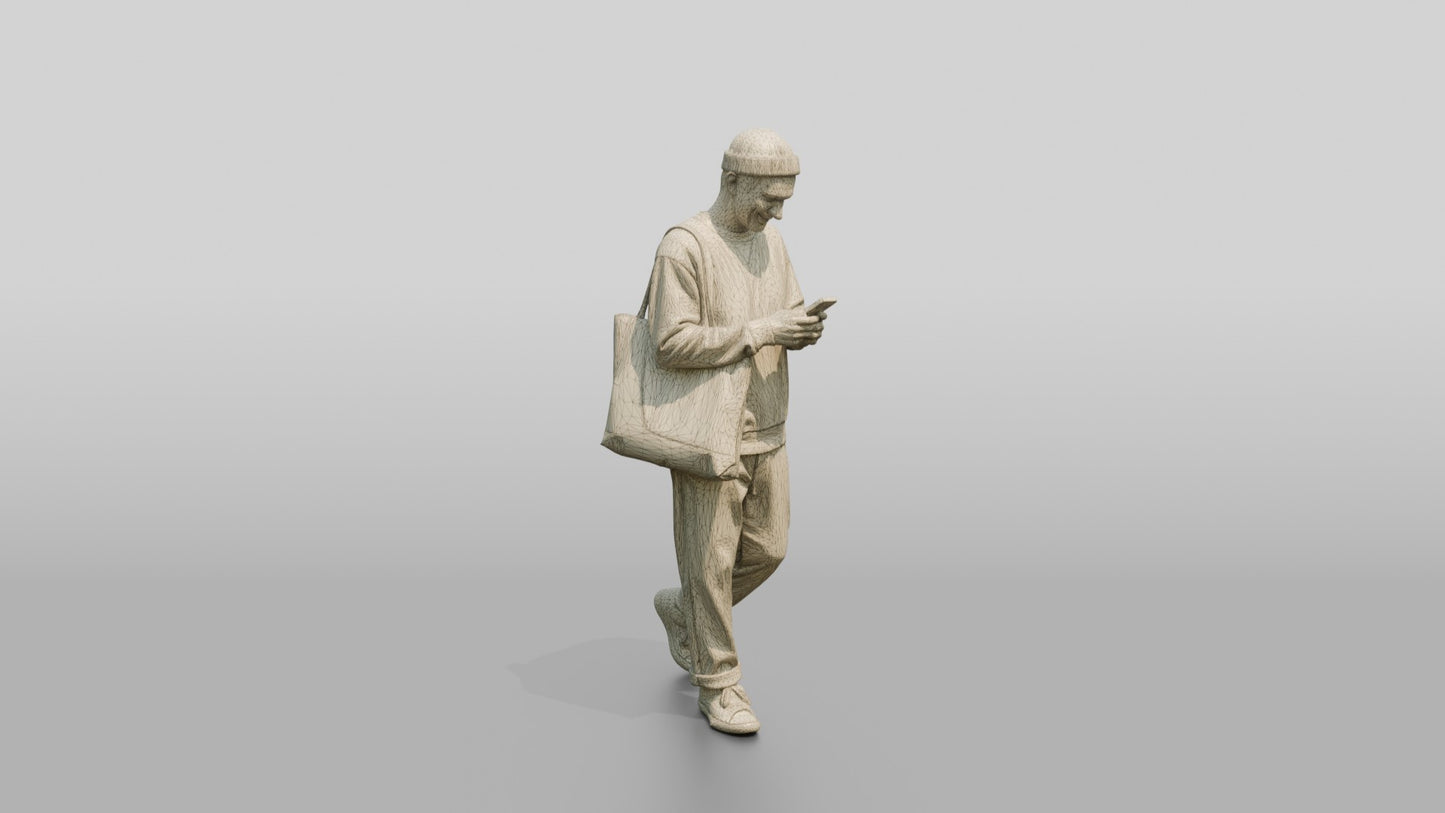 Casual Student Urban Creative Man 07