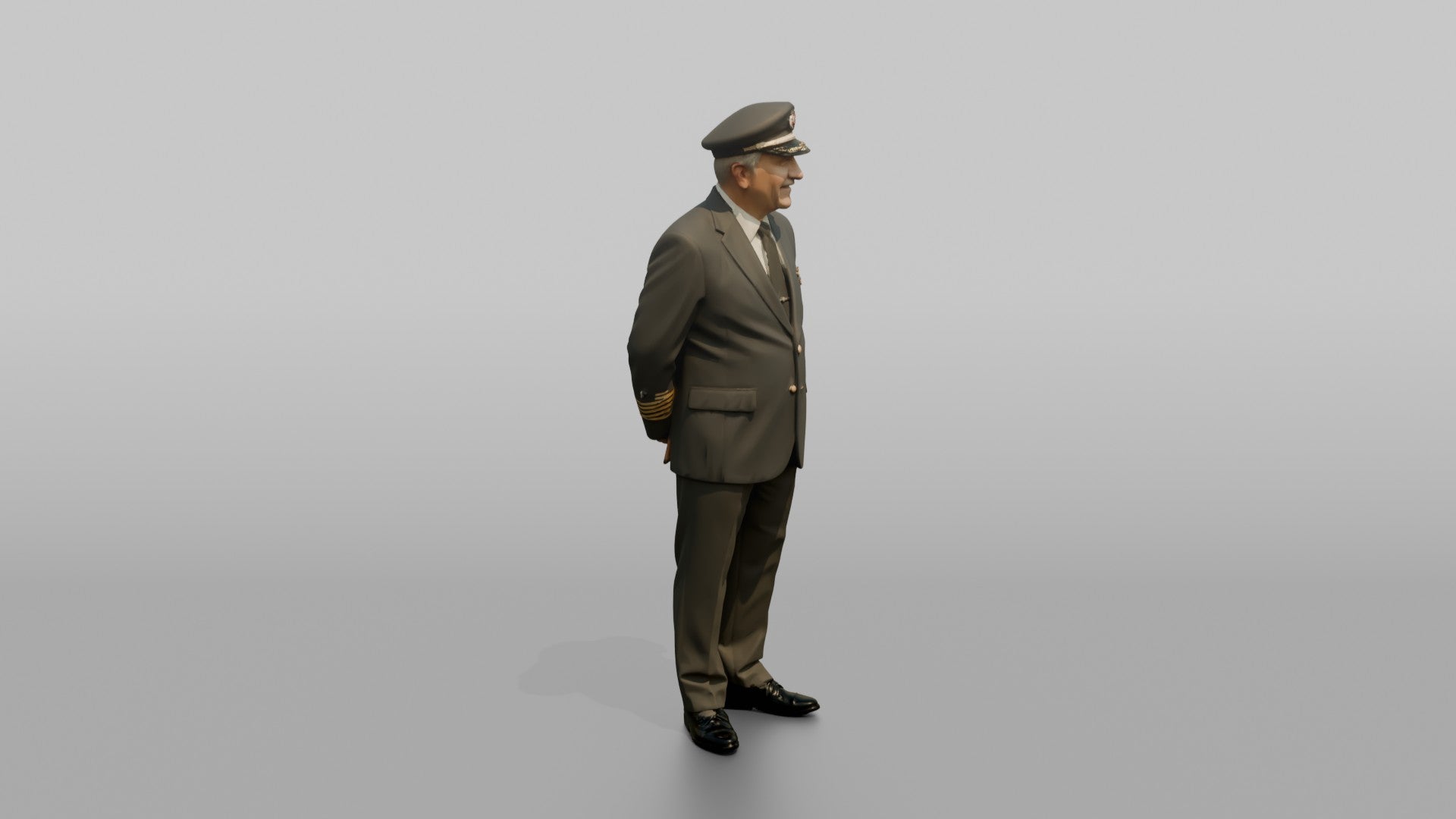 Caucasian Co-Pilot Carrying a Flight Bag