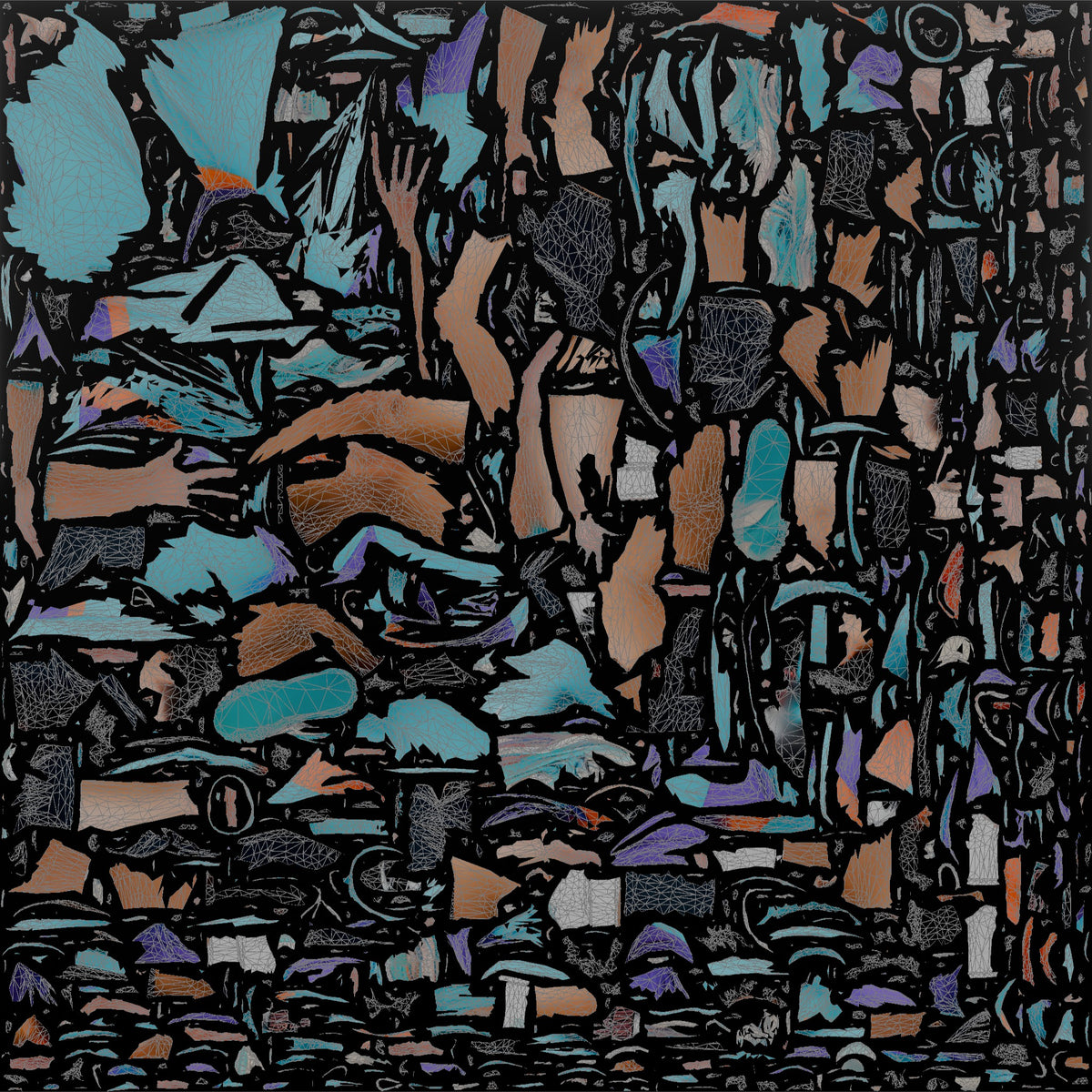 Patron Man Wearing A Bright Windbreaker Jacket, Arms Out Mid-dance - UV layout, base color map