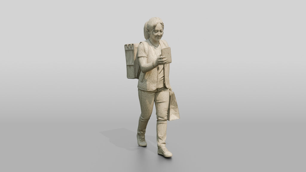 Food Delivery Woman