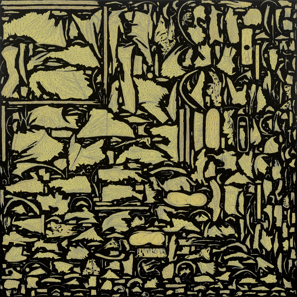 Man Store Employee Sweeping The Floor With A Broom - UV layout, metallic roughness map