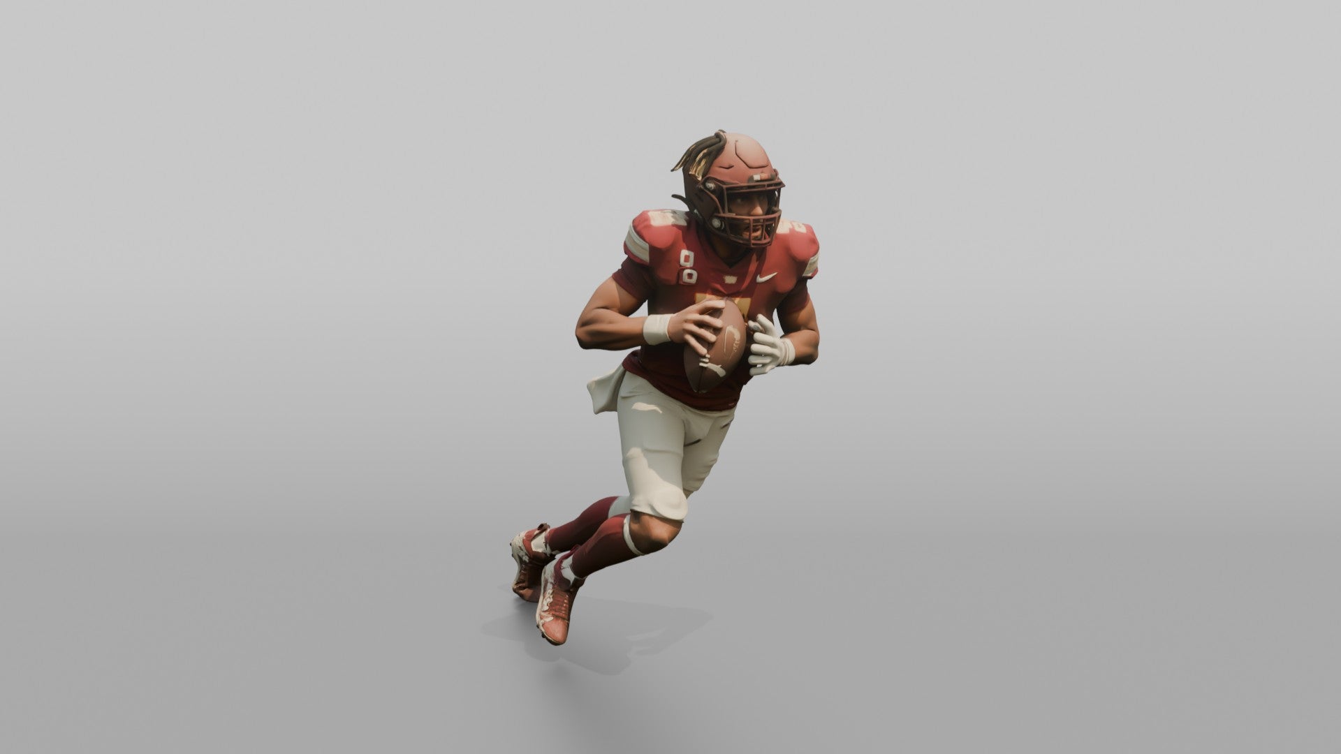Quarterback Scrambling Out of the Pocket