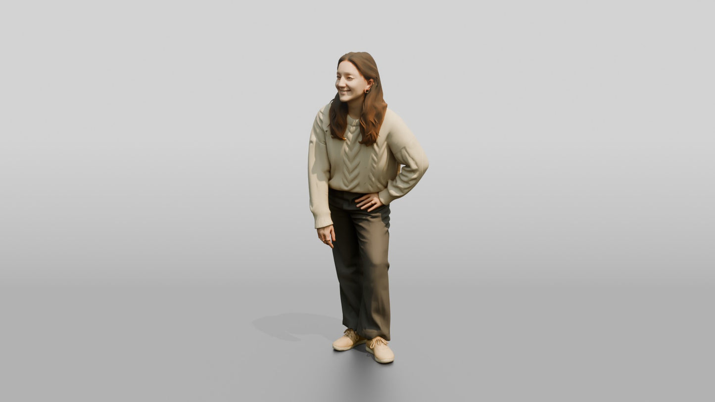 Cozy Oversized Casual Woman 08