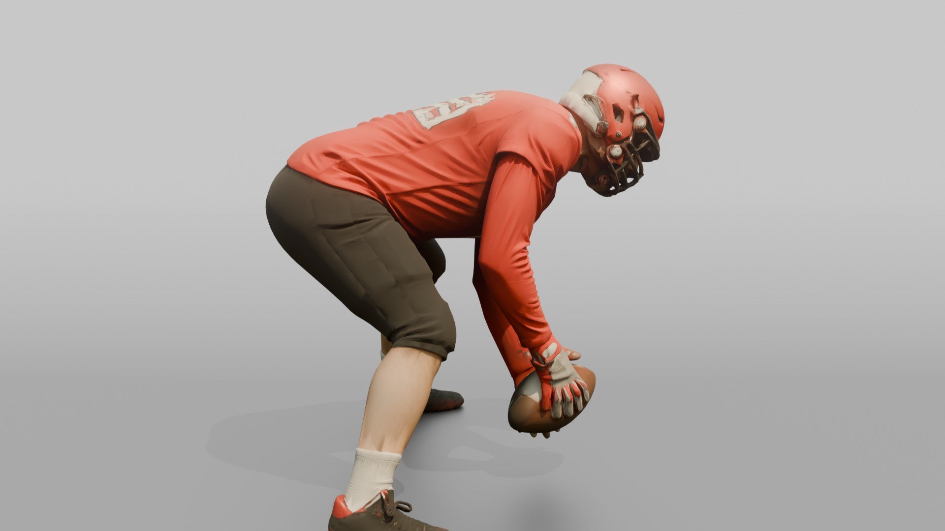 Long Snapper Firing the Ball Back