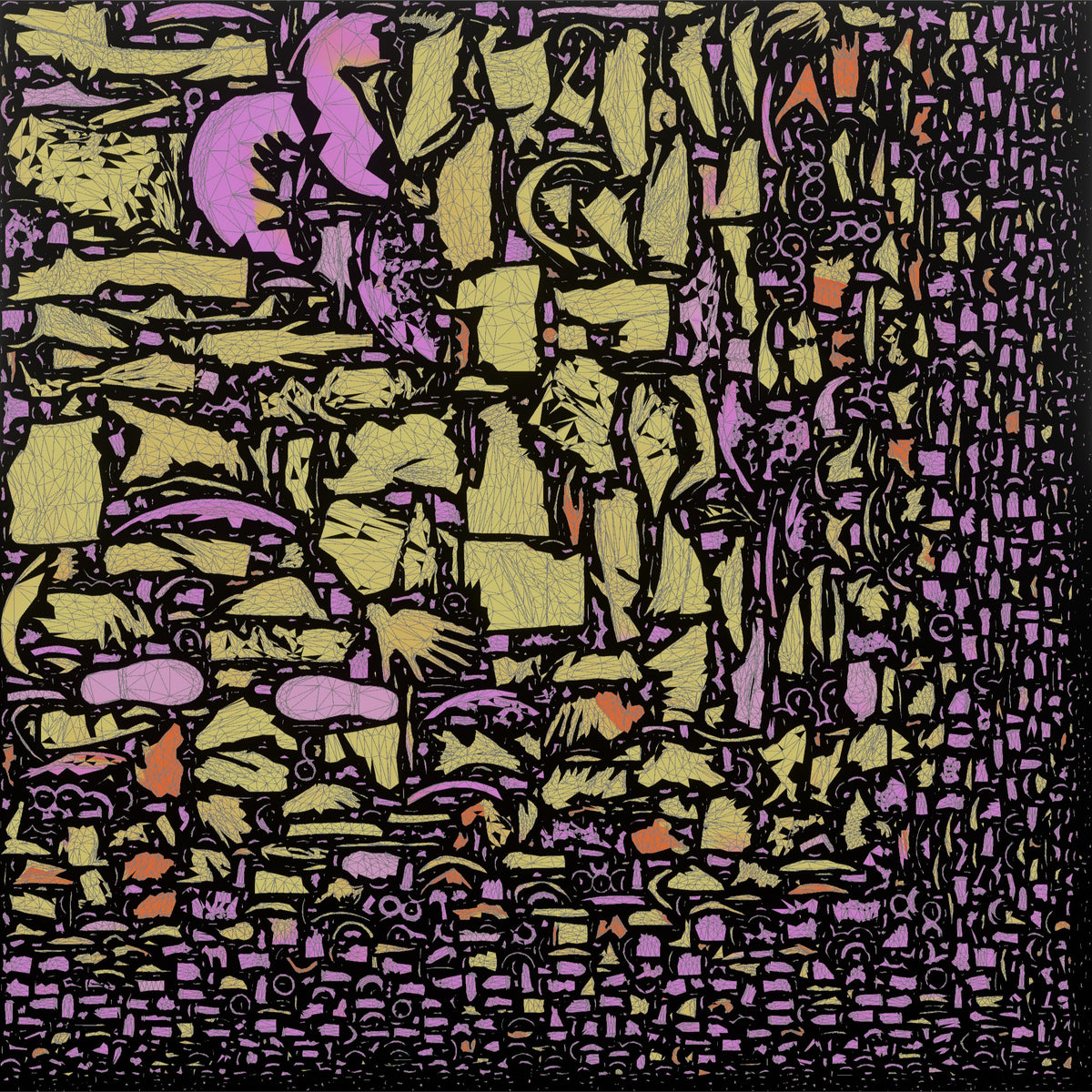 Cocktail Server Woman Carrying A Tray Of Shot Glasses - UV layout, metallic roughness map
