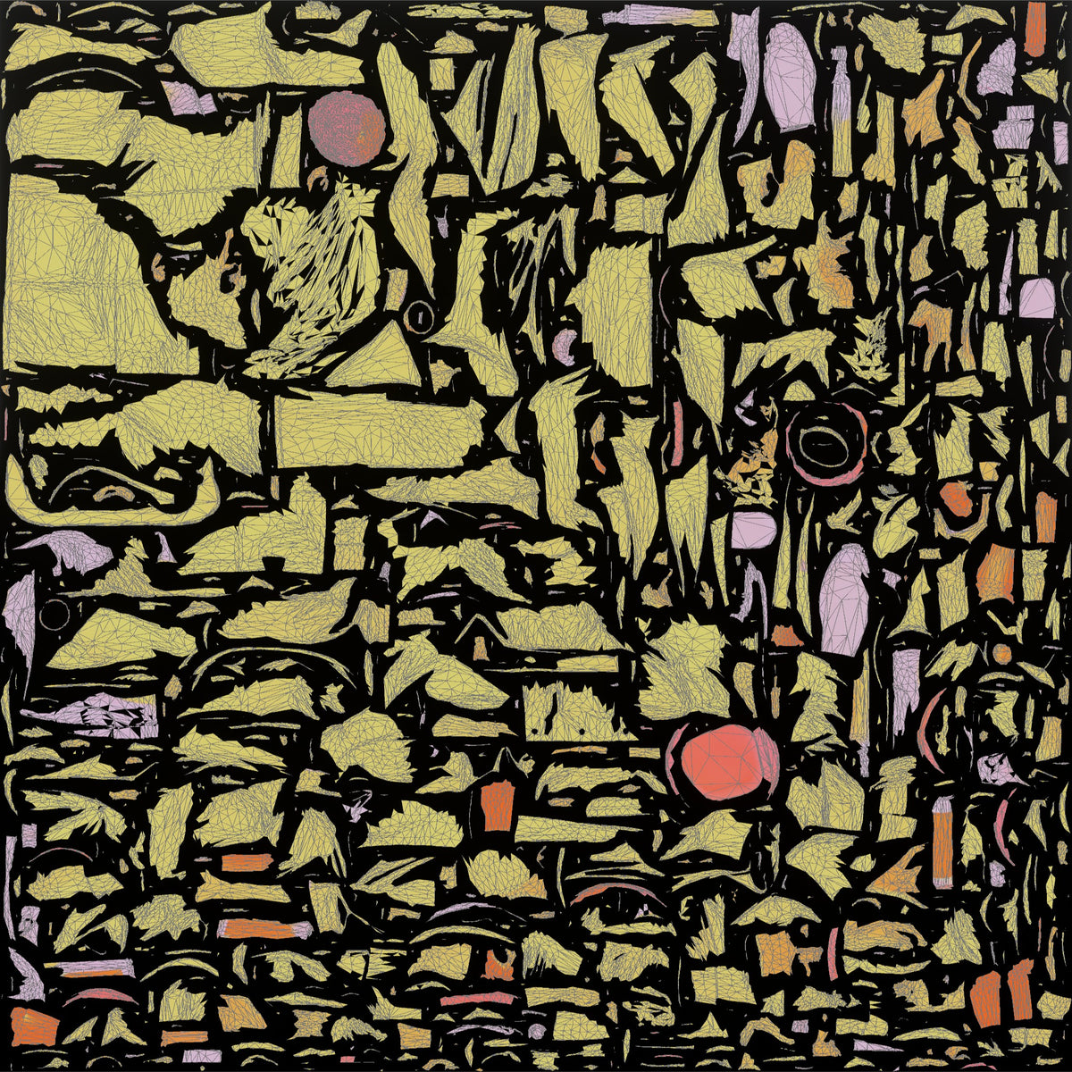 Server Holding a Bottle of Red Wine - UV layout, metallic roughness map