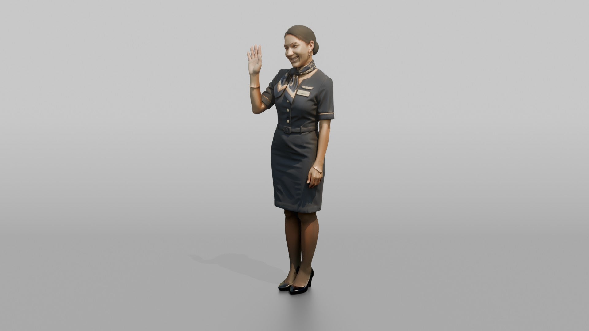 Airline Captain Walking with a Duffel Bag