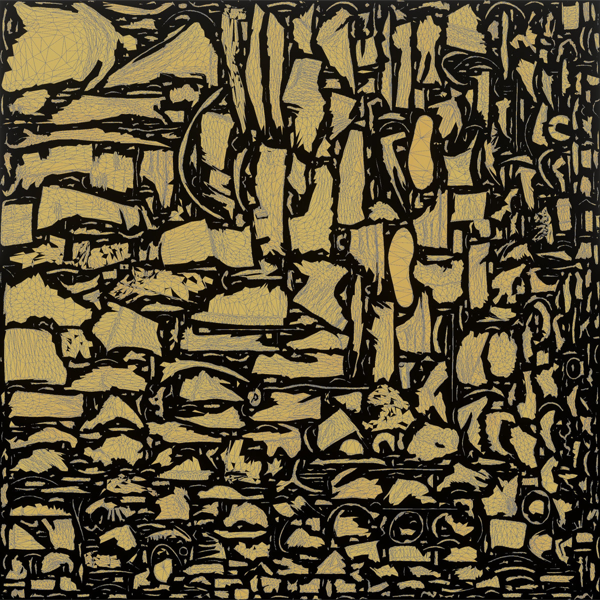 Club DJ Man Pointing At The Crowd With One Hand - UV layout, metallic roughness map