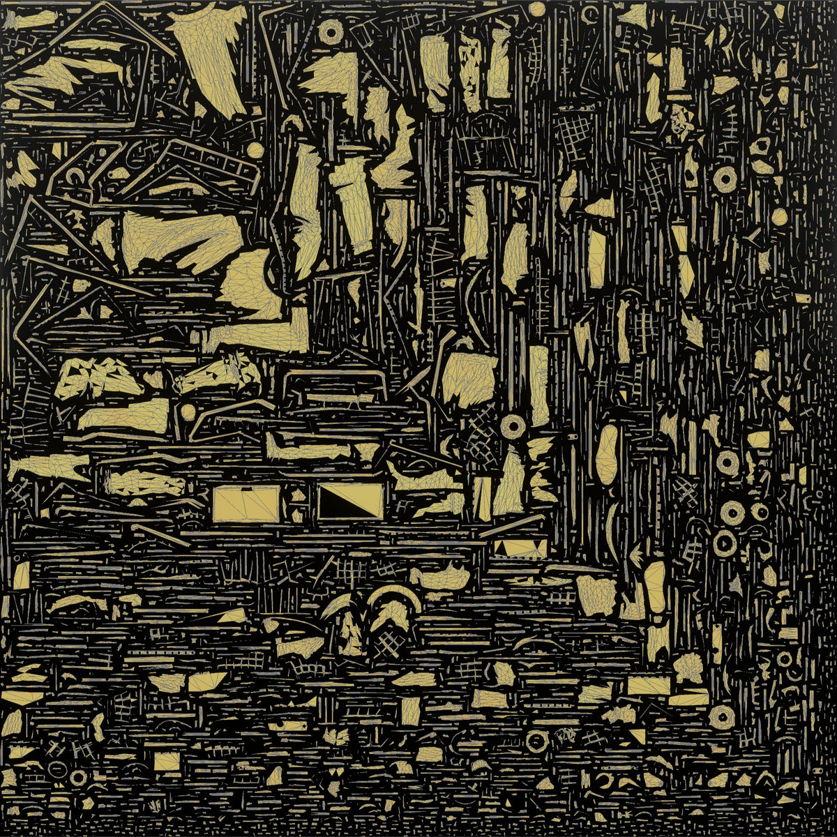 Woman Customer Pushing A Small Shopping Cart - UV layout, metallic roughness map