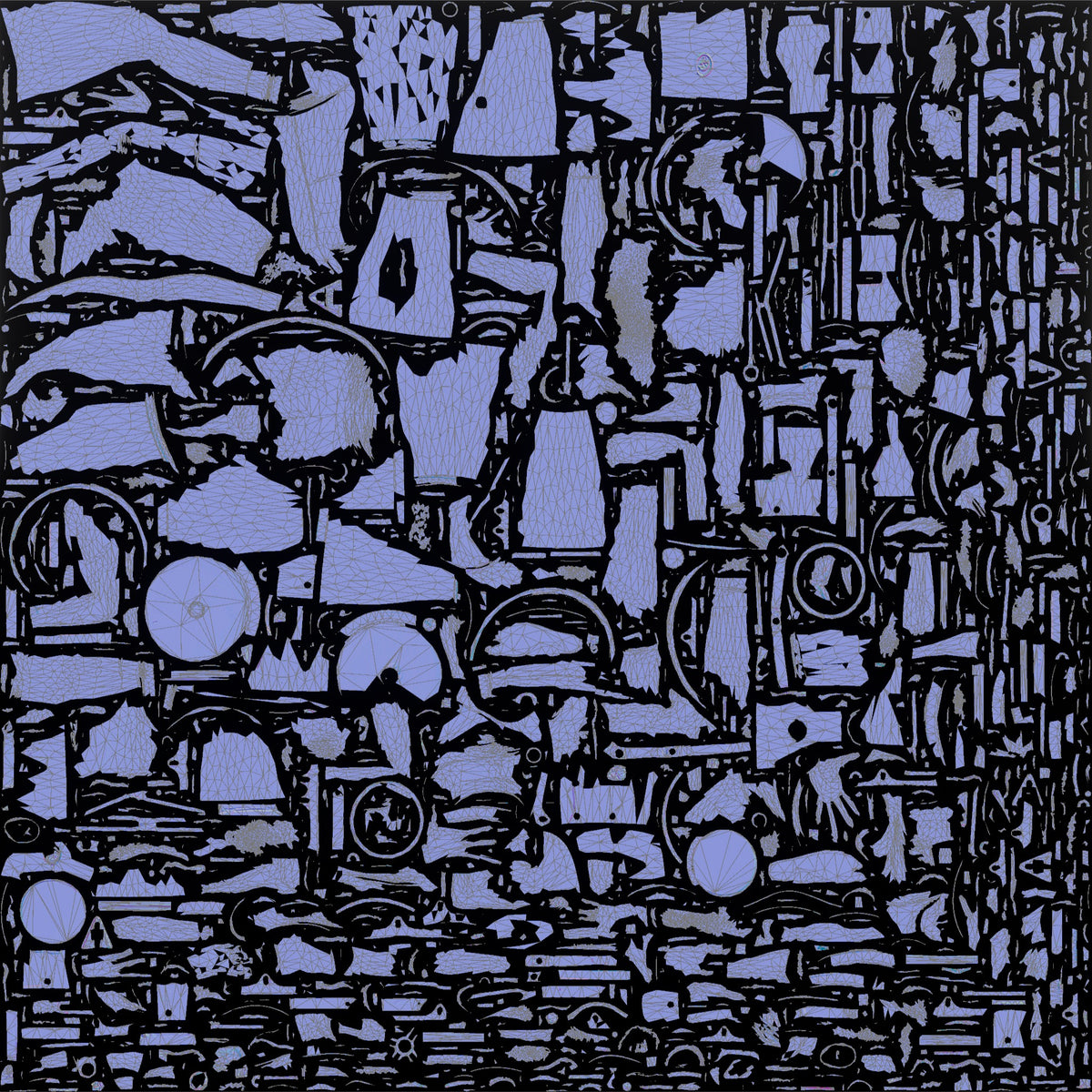 Percussionist Playing Conga Drums - UV layout, normal map