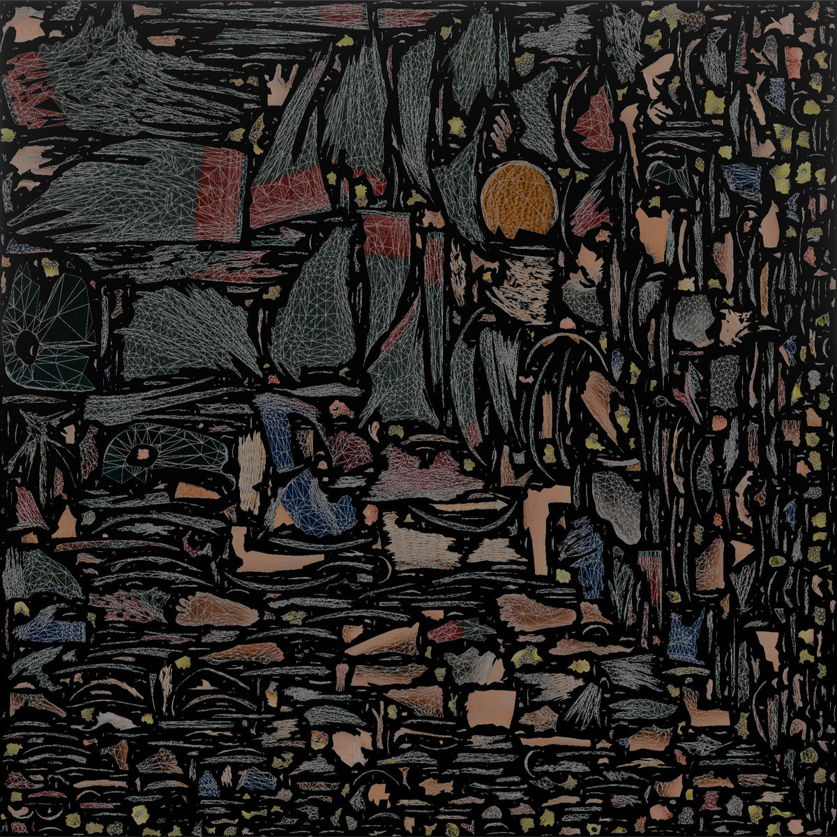 Grandmother Carrying A Basket Of Freshly Picked Apples - UV layout, base color map
