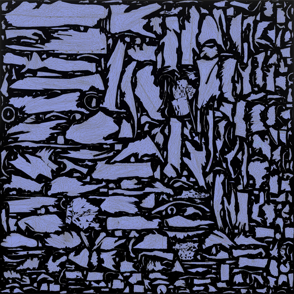 Man with an Orange Cocktail - UV layout, normal map